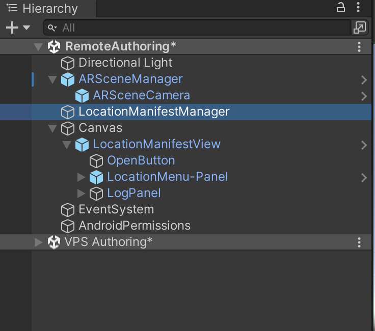 Remote Authoring Hierarchy