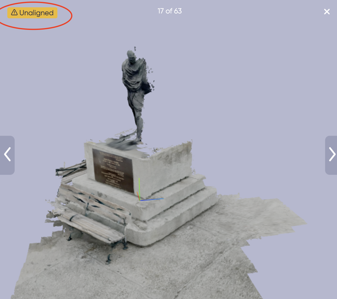 Geospatial Browser Unaligned Mesh